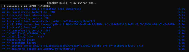 docker build -t my-python-app .